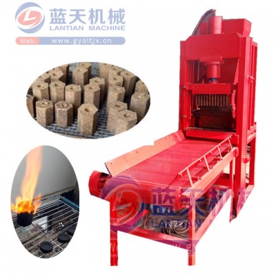 BBQ Coconut Shell Charcoal Briquettes Making Machine