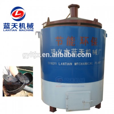 Airflow continuous coconut shell charcoal carbonization furnace